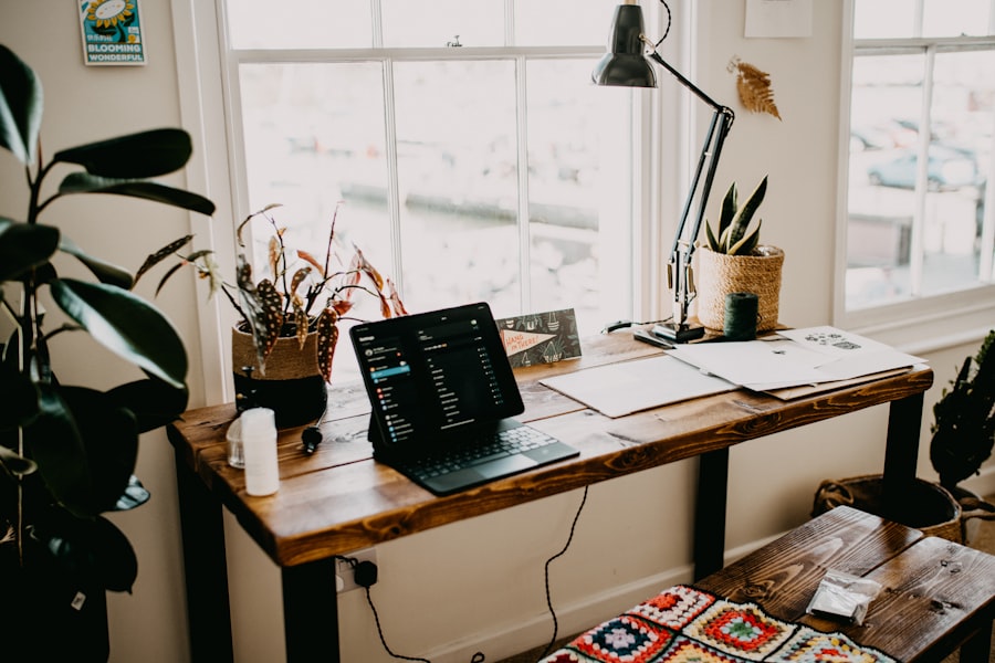 Photo Home Office Wellness Tips